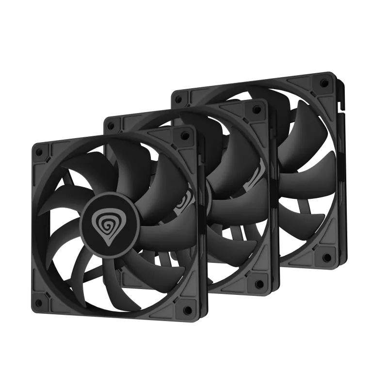 GENESIS Oxal 120 Computer case Fan 12 cm Black 3 pc(s)