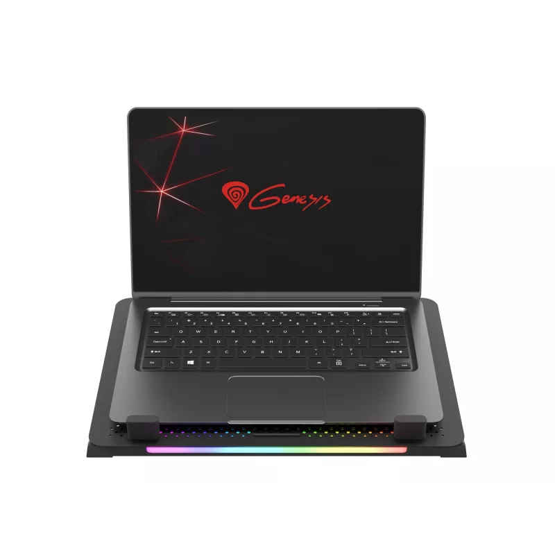 GENESIS Oxid 450 laptop cooling pad 39.6 cm (15.6 inch) 2400 RPM Black