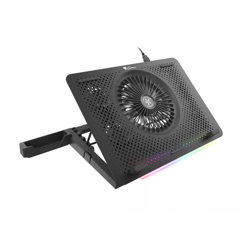 GENESIS Oxid 450 laptop cooling pad 39.6 cm (15.6 inch) 2400 RPM Black