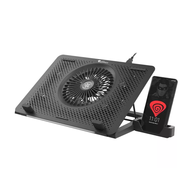 GENESIS Oxid 450 laptop cooling pad 39.6 cm (15.6 inch) 2400 RPM Black