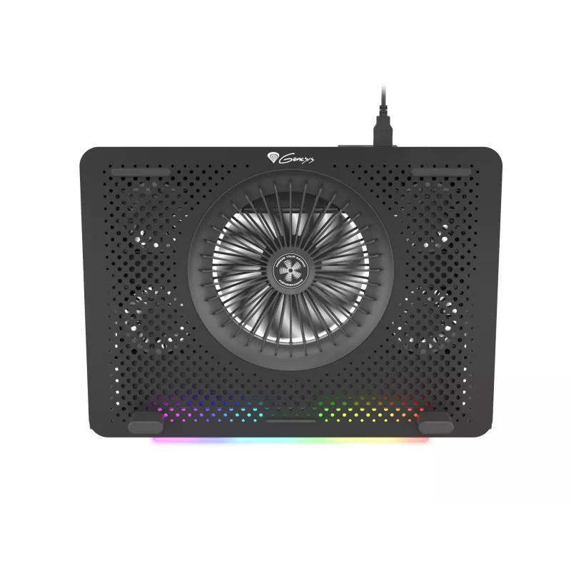 GENESIS Oxid 450 laptop cooling pad 39.6 cm (15.6 inch) 2400 RPM Black