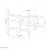 Neomounts WL40S-950BL18 Heavy duty wall mount 55-110 inch - full motion