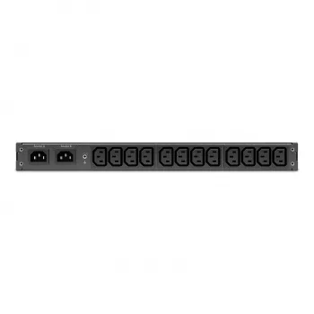 APC Netshelter Rack Automatic Transfer Switch, 1U, 10A, 230V, C14 IN, 12 C13 OUT, 50/60Hz