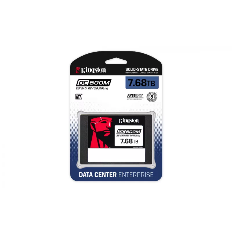 SSD disk Kingston Technology 7680G 7.68TB 2.5 inch SATA SEDC600M/7680G