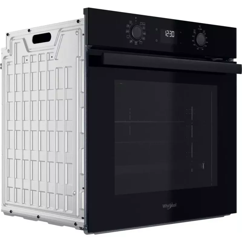 Built-in electric oven WHIRLPOOL OMR58HU1B — 71 L, A+, hydrolytic self-cleaning, convection, grill, telescopic rail