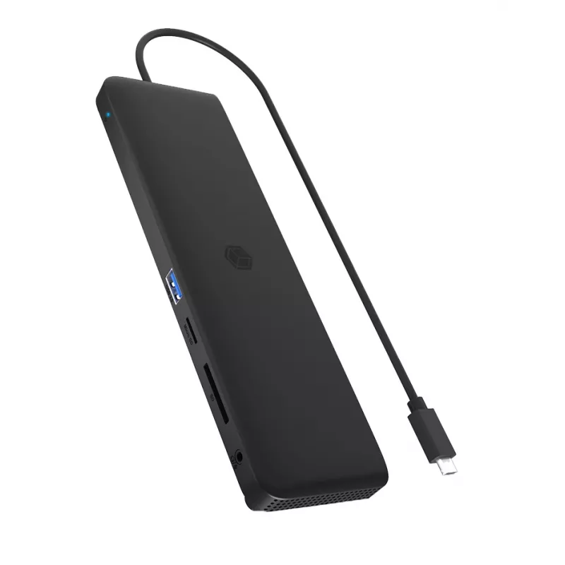 ICY BOX 11-in-1 Mobile DockingStation with Triple Video Output