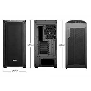 PC Case be quiet! Shadow Base 800 Midi Tower Black