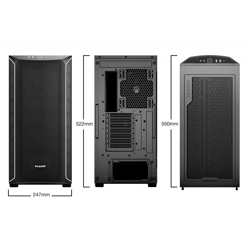 PC Case be quiet! Shadow Base 800 DX Midi Tower Black