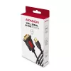Axagon ADS-1PSN USB-A 2.0 - serial RS-232 DB9-M Prolific adapter cable 1.5m - Adapter - Digital/Daten serial cable Black USB Type-A