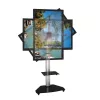 Techly Floor Stand with Shelf Trolley TV LCD/LED/Plasma 37-70 inch Silver
