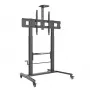 Multimedia cart TECHLY ICA-TR230 Black for flat panel up to 110 inch, VESA 900x600, height 1850 mm, load 120 kg