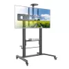 Multimedia cart TECHLY ICA-TR230 Black for flat panel up to 110 inch, VESA 900x600, height 1850 mm, load 120 kg