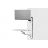 DIGITUS Workstation (Monitor. Keyboard. Mouse) Wall Mount 32in. 8kg. VESA 75x75/100x100. white/black