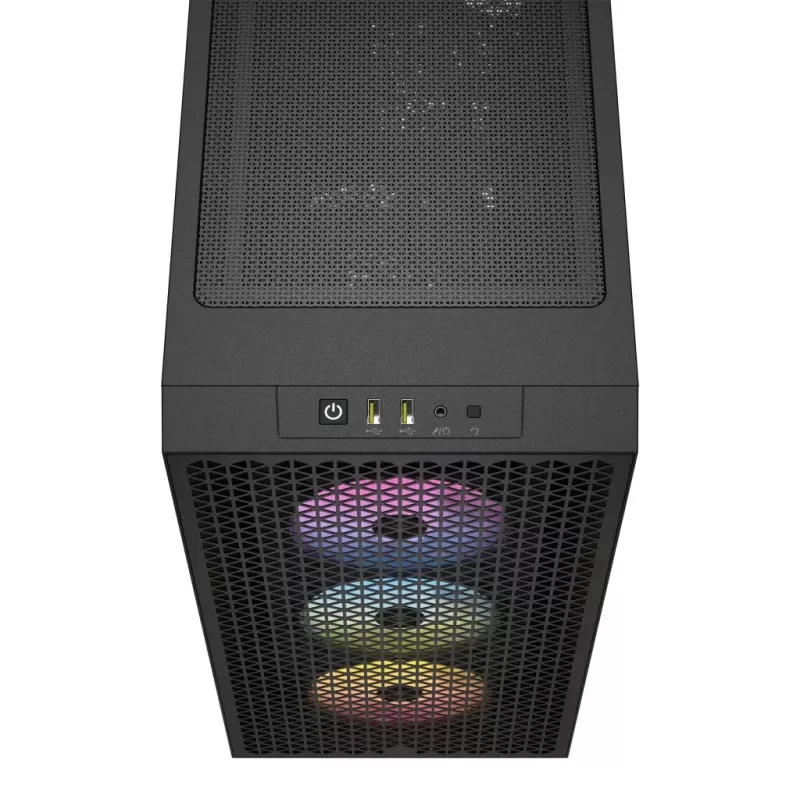 CORSAIR Mid-tower Pc Case - 3000d RGB Airflow - Black