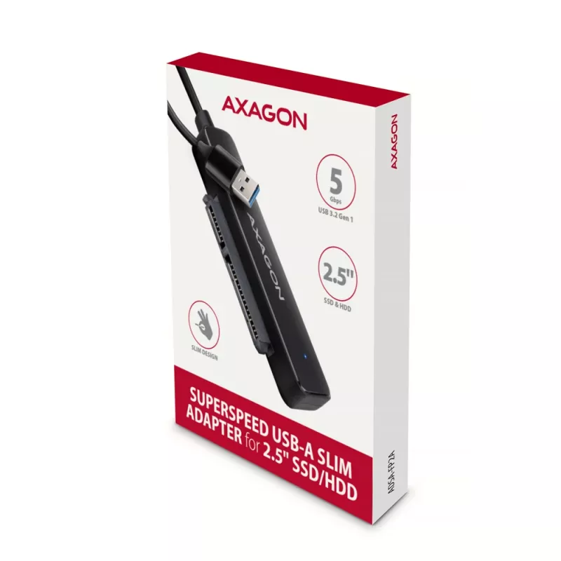 Axagon ADSA-FP2A interface card USB 3.2 Gen 1 SATA Male Black