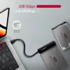 Axagon ADSA-FP2C USB-C 5Gbps - SATA 6G, 2.5 SSD/HDD SLIM adapter - Adapter - Digital/Daten interface cards/adapter