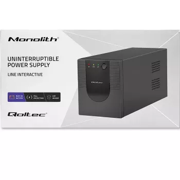 Qoltec 53777 UPS Line-Interactive 2 kVA 1200 W 4 AC outlets