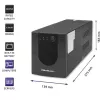 Qoltec 53777 UPS Line-Interactive 2 kVA 1200 W 4 AC outlets