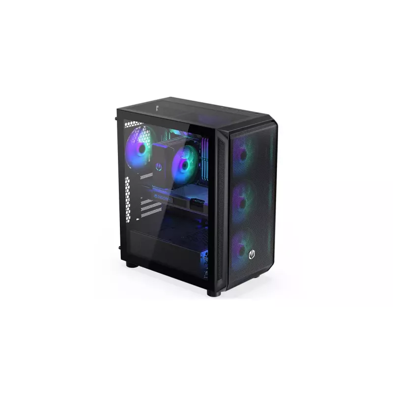 PC case ENDORFY Arx 500 ARGB ATX Black — tempered glass, ARGB, ATX, max GPU 350 mm, CPU cooler height 179 mm, 7 expansion slots