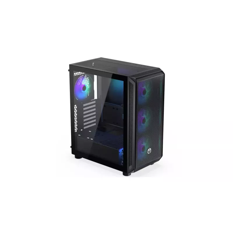 PC case ENDORFY Arx 500 ARGB ATX Black — tempered glass, ARGB, ATX, max GPU 350 mm, CPU cooler height 179 mm, 7 expansion slots