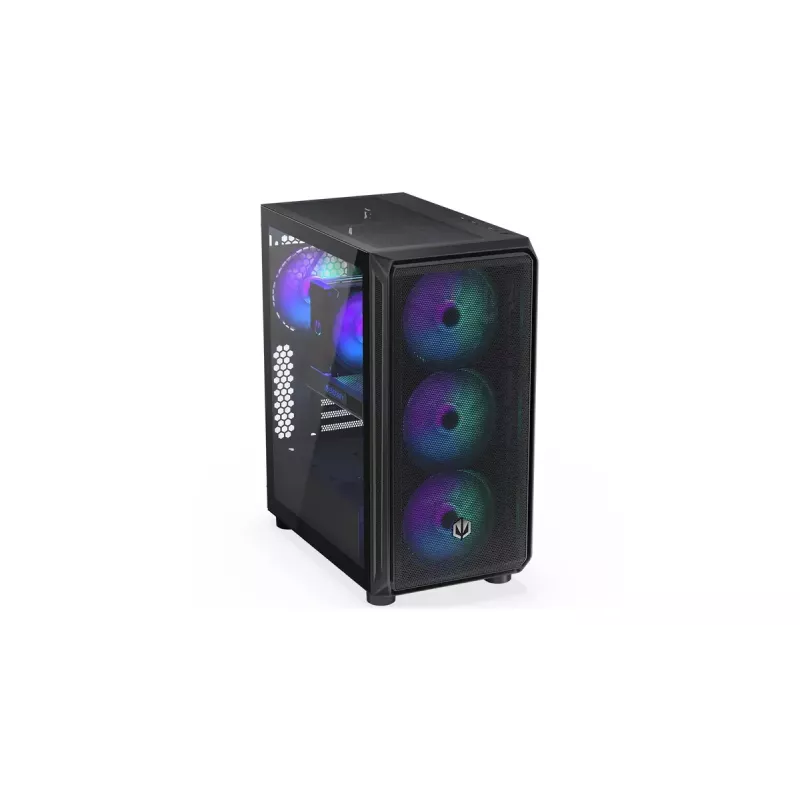 PC case ENDORFY Arx 500 ARGB ATX Black — tempered glass, ARGB, ATX, max GPU 350 mm, CPU cooler height 179 mm, 7 expansion slots