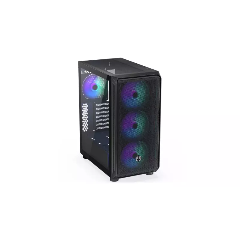 PC case ENDORFY Arx 500 ARGB ATX Black — tempered glass, ARGB, ATX, max GPU 350 mm, CPU cooler height 179 mm, 7 expansion slots