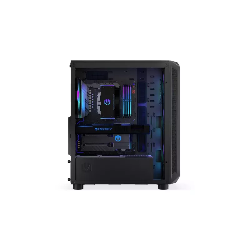 PC case ENDORFY Arx 500 ARGB ATX Black — tempered glass, ARGB, ATX, max GPU 350 mm, CPU cooler height 179 mm, 7 expansion slots