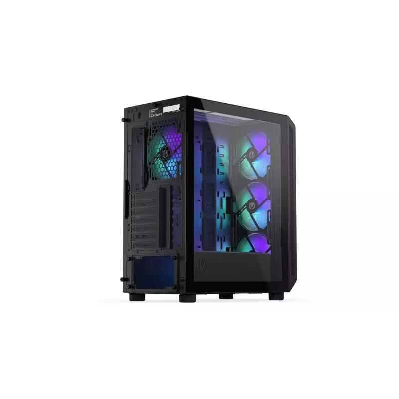 PC case ENDORFY Arx 500 ARGB ATX Black — tempered glass, ARGB, ATX, max GPU 350 mm, CPU cooler height 179 mm, 7 expansion slots