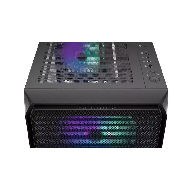 PC case ENDORFY Arx 500 ARGB ATX Black — tempered glass, ARGB, ATX, max GPU 350 mm, CPU cooler height 179 mm, 7 expansion slots