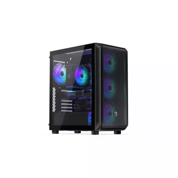 PC case ENDORFY Arx 500 ARGB ATX Black — tempered glass, ARGB, ATX, max GPU 350 mm, CPU cooler height 179 mm, 7 expansion slots