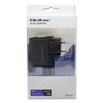 Power Adapter Qoltec 52403 Indoor 9W Black 220-240V