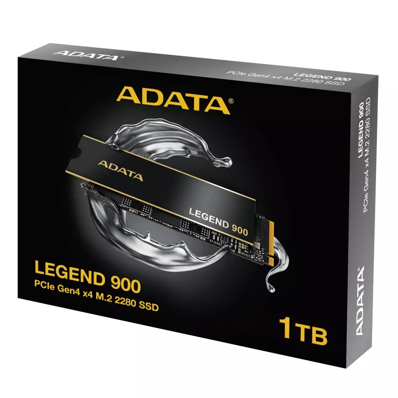 Internal M.2 SSD ADATA LEGEND 900 1TB PCIe 4.0 NVMe (2280) 7000/5400 MB/s, 3D NAND, TBW 1200