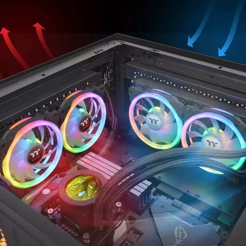 Fan Thermaltake SWAFAN 12 RGB 12 cm Black 500-2000 RPM