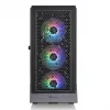 PC Case THERMALTAKE Ceres 500 TG ARGB Midi Tower Black — Tempered Glass, EATX, 3x140mm Front, USB-C