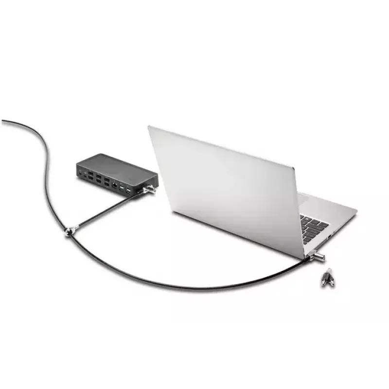 Kensington Universal 3-in-1 Keyed Cable Lock with Twin Lockheads