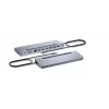 i-tec USB-C Metal Ergonomic 3x 4K Display Docking Station with Power Delivery 100 W + Universal Charger 100 W