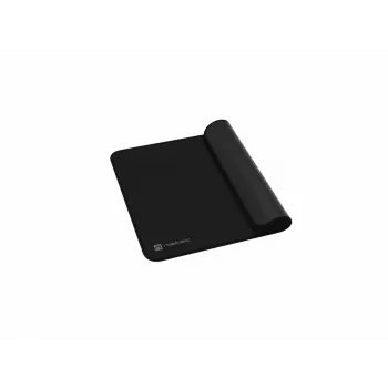Mouse pad NATEC Colors series — Black fabric rubber, 300×250×2.5 mm
