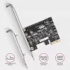 Internal SATA Adapter Axagon PCES-SJ2 PCIe 2 Gbit/s Black