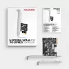Internal SATA Adapter Axagon PCES-SJ2 PCIe 2 Gbit/s Black