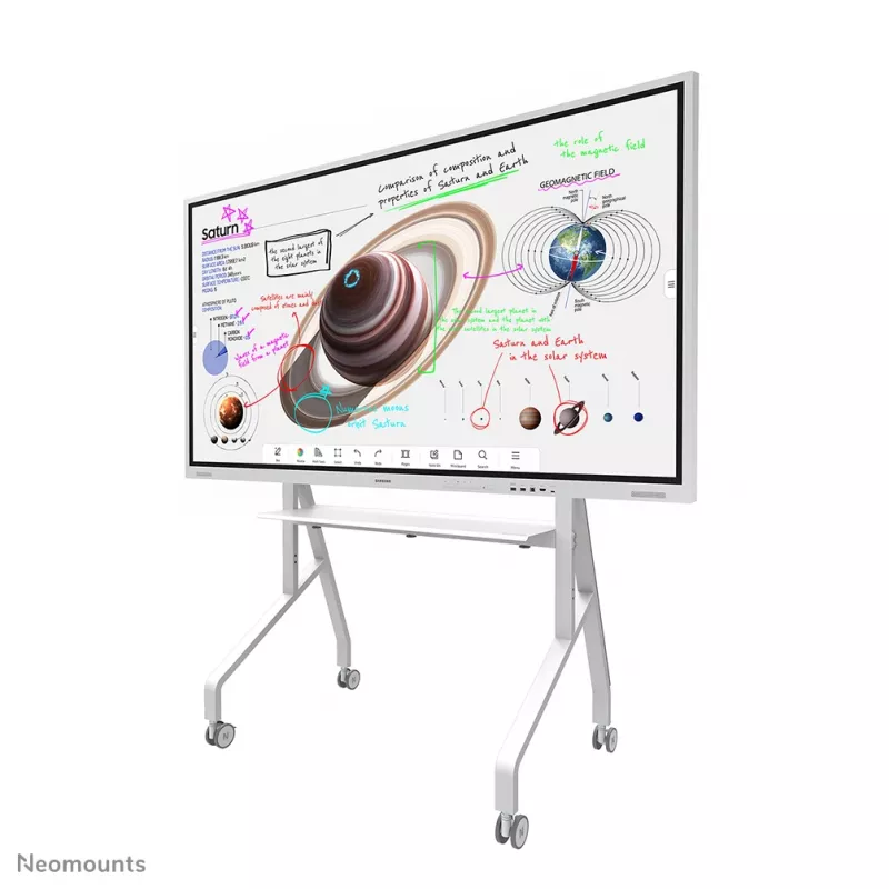 Neomounts FL50-525WH1 TV trolley 55-86 inch - fast installation - TÜV