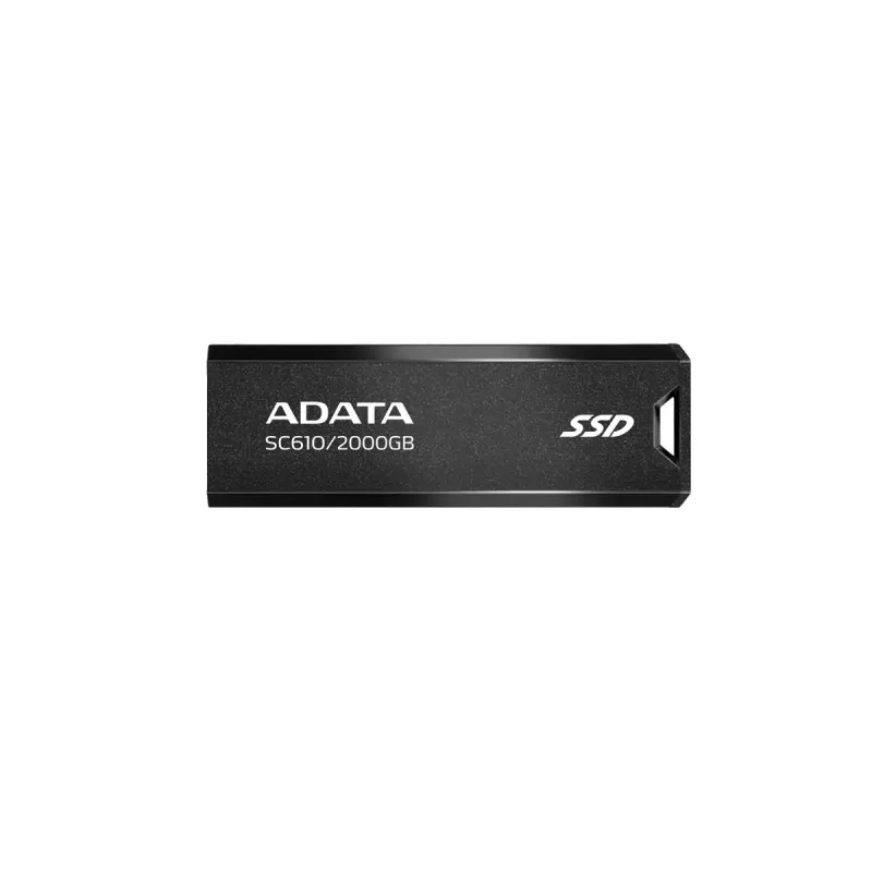 USB flash drive ADATA SC610 2TB Sleeve USB Type-A 3.2 Gen 2, 550 MB/s read, 500 MB/s write, black