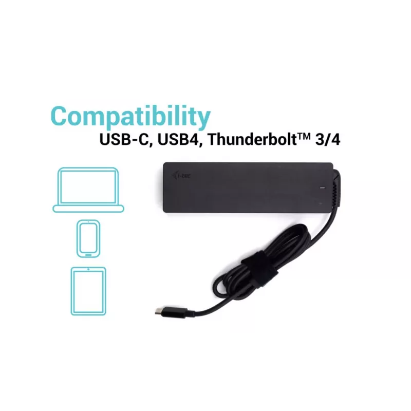 Universal Charger i-tec USB-C PD 3.0 100W Indoor Black