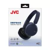 On-ear wireless headphones JVC HA-S36W-A-U — Bluetooth 5.2, 35 h playtime, built-in mic, blue