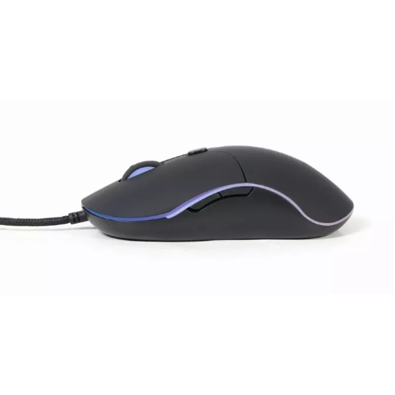 Wired USB Gaming Mouse GEMBIRD MUS-UL-02 — Ambidextrous, 2400 DPI, 6 buttons, Black