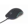 Wired USB Gaming Mouse GEMBIRD MUS-UL-02 — Ambidextrous, 2400 DPI, 6 buttons, Black