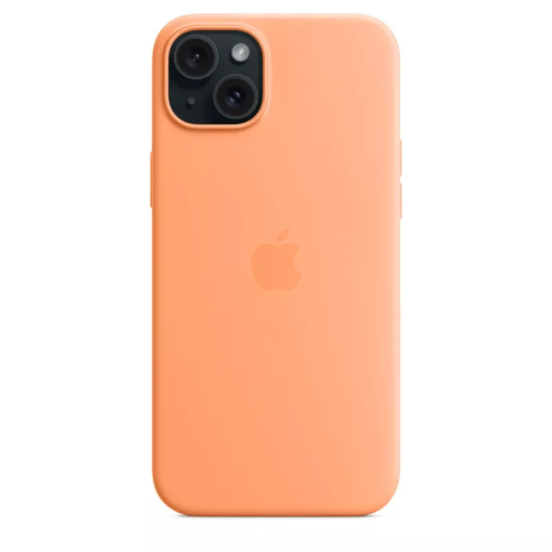 APPLE Apple Silicone Case with MagSafe iPhone 15 Plus Sorbet Orange