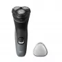 Philips Shaver 1000 Series S1142/00 Electric Shaver, Rotation shaver, Black, Grey, PowerCut blade system, SH30, 2 year(s), Battery