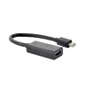 Mini DisplayPort to HDMI cable Gembird A-MDPM-HDMIF4K-01 0.15 m, 4K, black