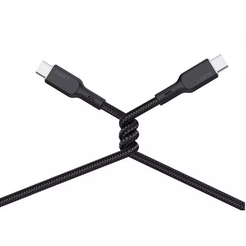 USB Cable AUKEY CB-KCC102 1.8m USB C Black 0.48 Gbit/s