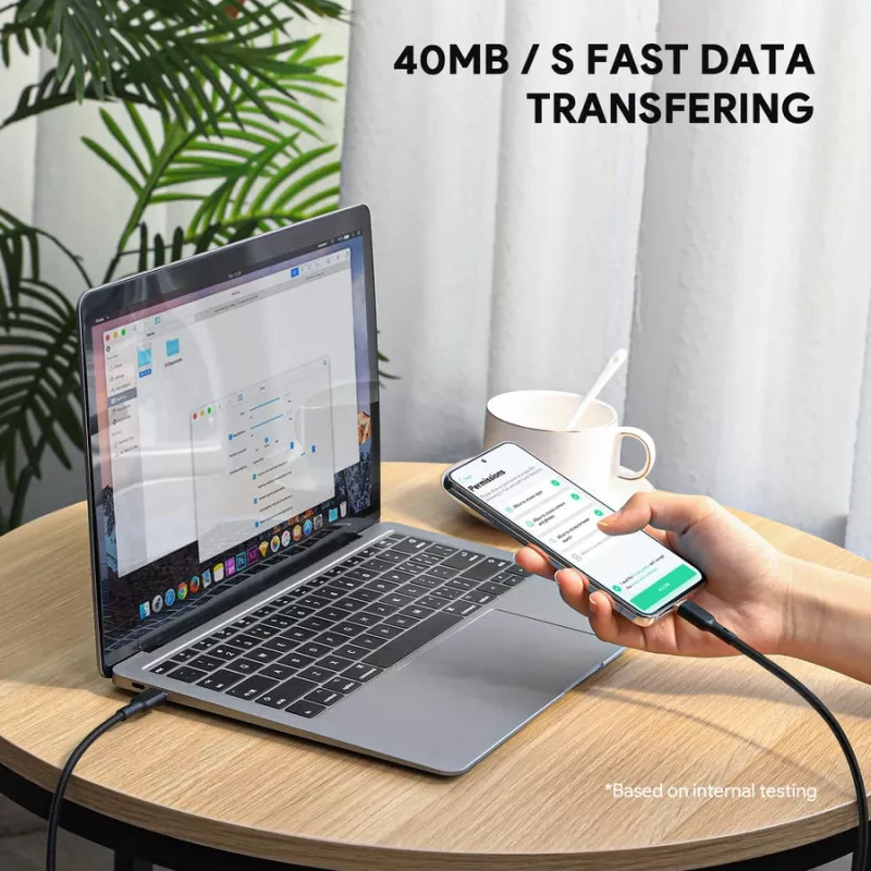 USB Cable AUKEY CB-KCC102 1.8m USB C Black 0.48 Gbit/s